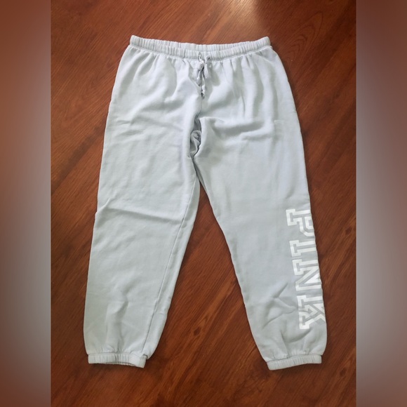 PINK Victoria's Secret Pants - Light Blue PINK Jogger Pants